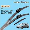 Front Rear Wiper Blades Bodykits For Hyundai I30 2007 - 2010 2008 FD Accessories Car Windshield Windscreen Window Brushes Parts