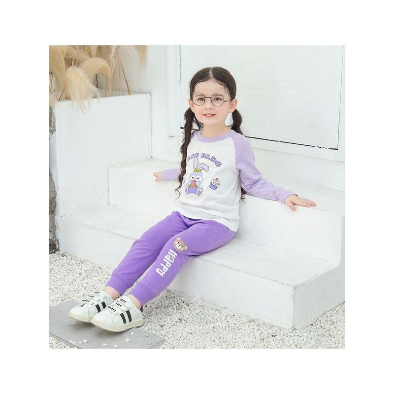 27home Round Neck Bunny Long Sleeve Korean Style Children's Clothing