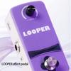 Portable Guitar Looper Pedal Touch Recording Zinc Alloy Body Suitable for Musicians Practice Performances and Creation
