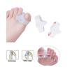1Pair Gel Toe Separator Bunion Corrector Hallux Valgus Protector Silicone Foot Care for Pain Relief Comfortable