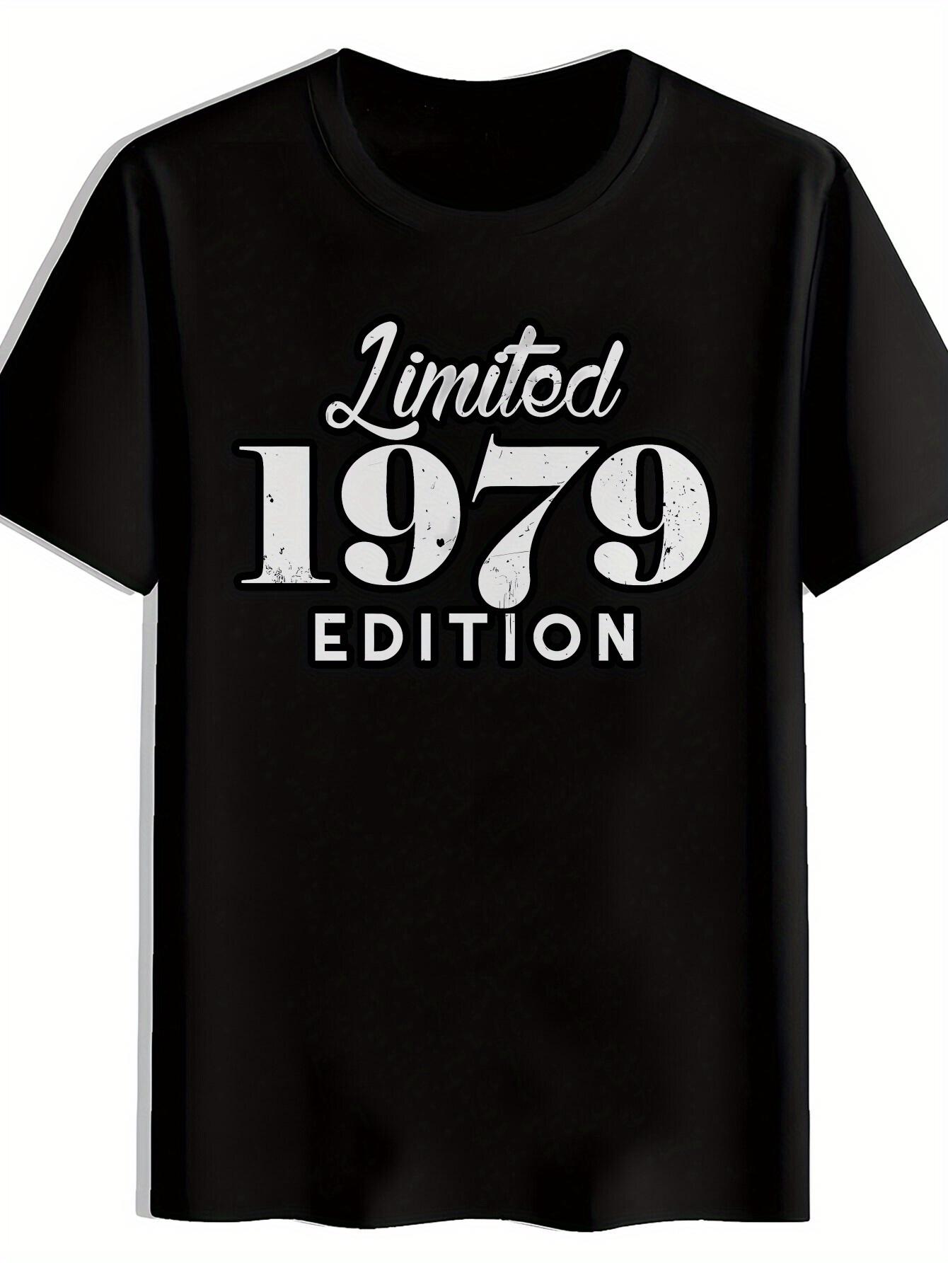 Vintage 1979 Limited Edition Graphic T-shirt - Distressed Retro Rock Band Print S