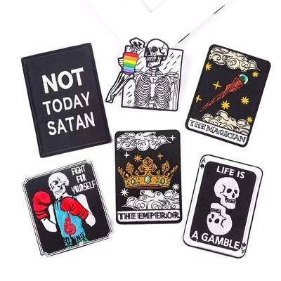 6 Pcs/pack Clothing Patches Ironable Patch  Embroidered Patches For Clothing Thermoadhesive Patches