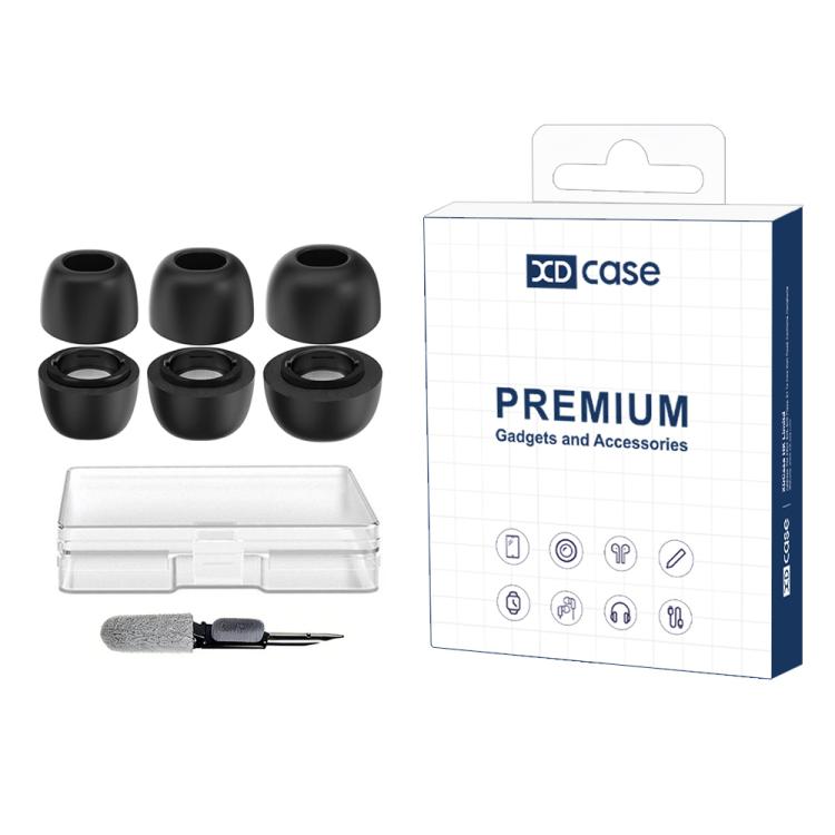 

XDcase 3 Pairs Replacement Memory Foam Ear Tips Kit, S/M/L Size For Samsung Galaxy Buds4 Pro чёрный