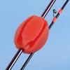 Reusable Fishing Rod Fixed Balls PVC Fishing Rod Holder Eggs-shaped Fishing Rod Tie Downs Clip Fishing Accessory Durable