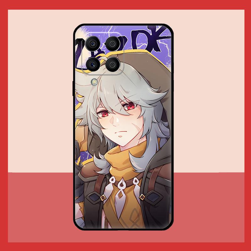 Razor Genshin Impact Fanart Case For Samsung Galaxy M11 M31 M14 M34 M54 M12 M32 M52 M15 M13 M06 M16 M36 M56 M53 M35 M55