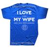 ICH LIEBE MEINE FRAU Lustiges MTG Magic Gathering Herren T-Shirt Lässiges T-Shirt Kurzarm Rundhals T-Shirts 100% Baumwolle Bedruckte Oberteile