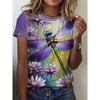 3D Printed Summer Fashion Women's T-shirt Breathable Casual Versatile