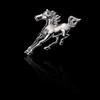 Fashion Metal Animal Horse Brooch Pin Badge Wedding Bridal - Silver