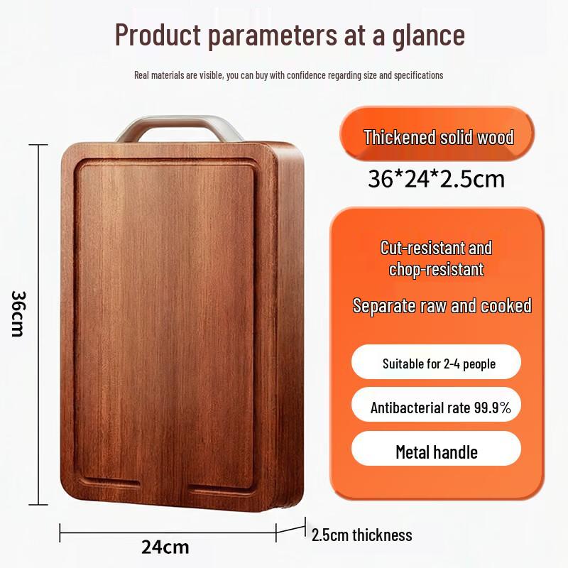 Premium Ebony Wood Cutting Board