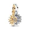 Copper Metal Romantic Stars and Moon Snowflakes Charm Bead Component Designed For High Quality Fine Jewelry Craft Making Compatible With Do It