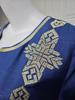Middle Eastern Floral Embroidered Muslim Jalabiya Robe, Dubai Dress