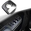 Carbon Fiber Style Window Lift Trim Switch Panel Cover Trim for Dodge Charger