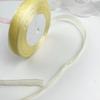 10yards Roll Solid Color Organza Ribbon Wavy Edge Fishtail Ribbon For Flower Bouquet Gifts Packaging Wedding Party Decorations