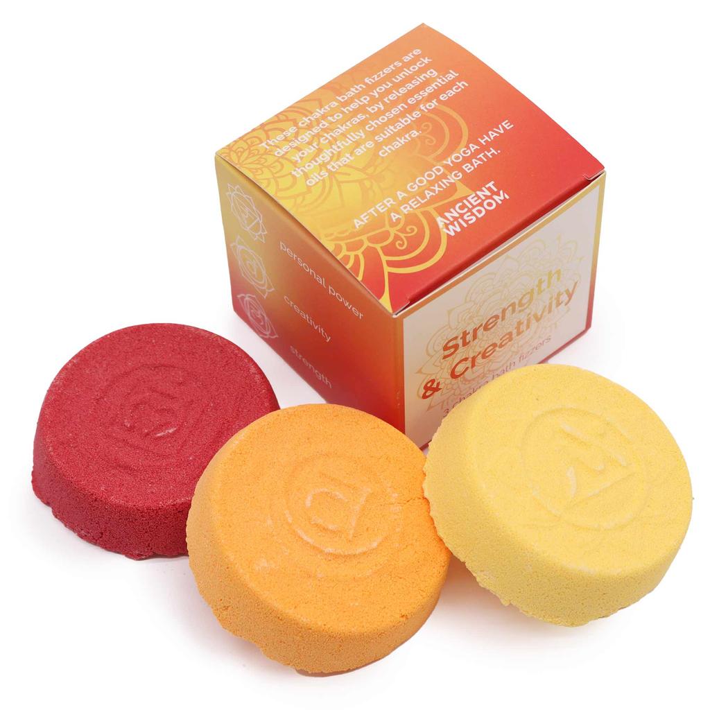 Bath Fizzers Gift Set, Chakra 3 Pack