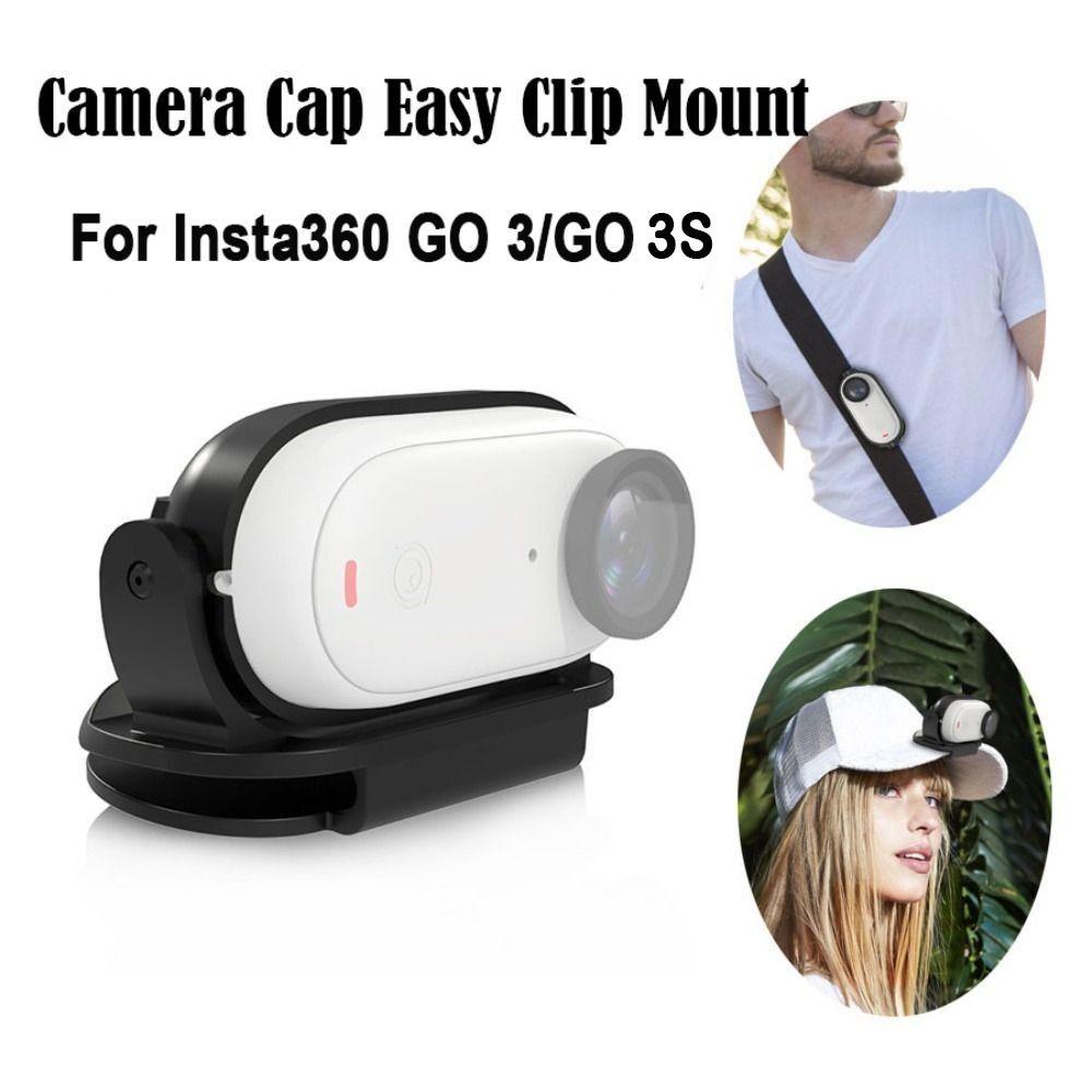 Easy Cap Clip Magnetic Frame Quick Release Fixed Mount Bracket New Hat Clip for Insta360 GO3/GO3S