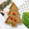 Christmas Tree Shaped Tray Wooden Charcuterie Dessert Boards Steak Dinner Plate Safe Easy To Clean Serving Platter for Parties Events