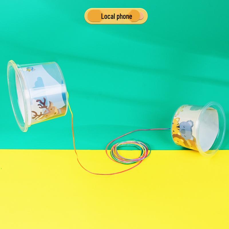 Handmade DIY Talking Tube - Kids Science Experiment Kit & STEAM Teaching Aid