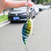 1Pcs Exquisite Handmade Fish Keychain For Fishing Enthusiasts Bag Pendant Decoration Souvenir Gifts Jewelry Accessories