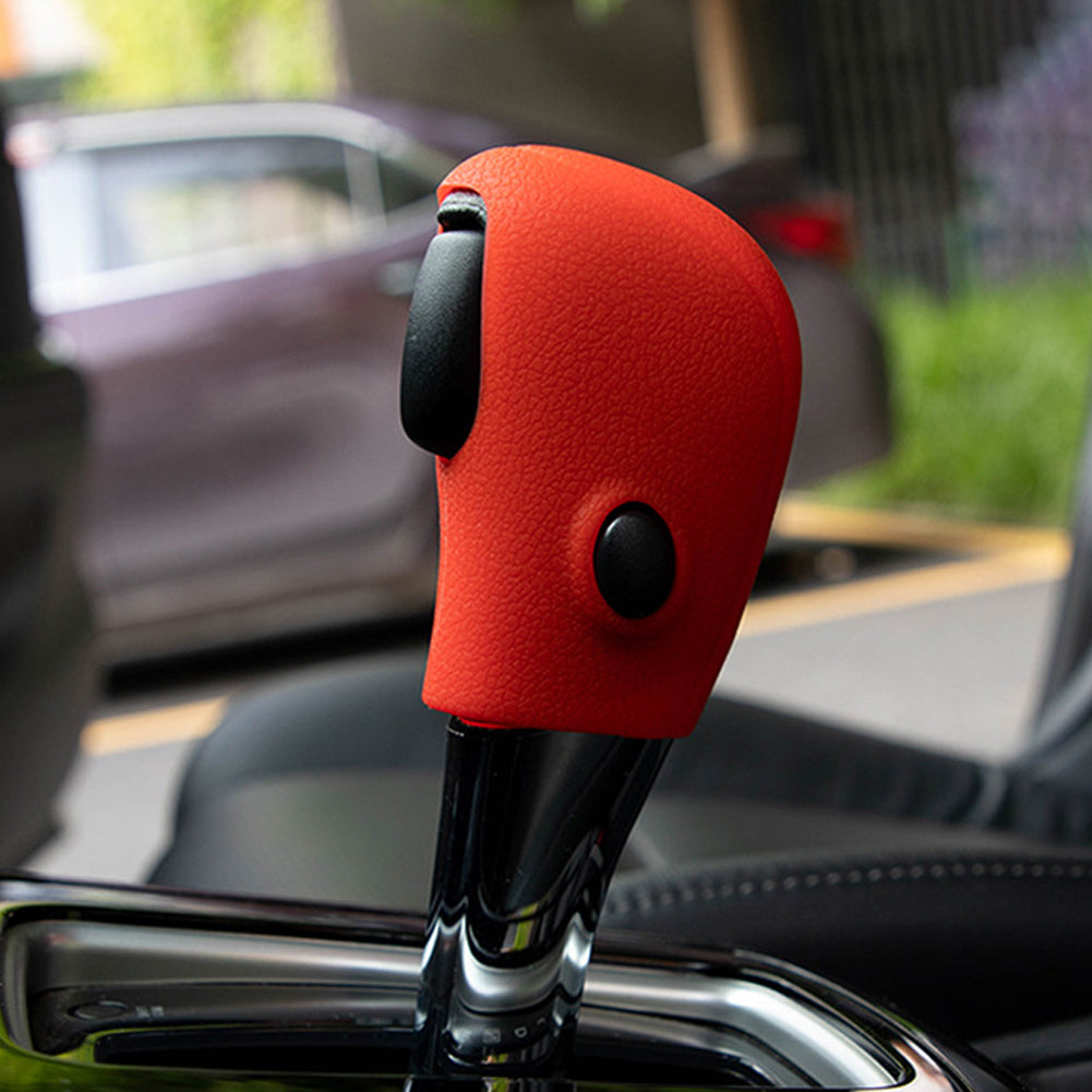 Silicone Car Case Gear Head Shift Collars Shift Knob Grips Cover Shift Lever Decoration For Nissan LIVINA SYLPHY TIIDA TEANA