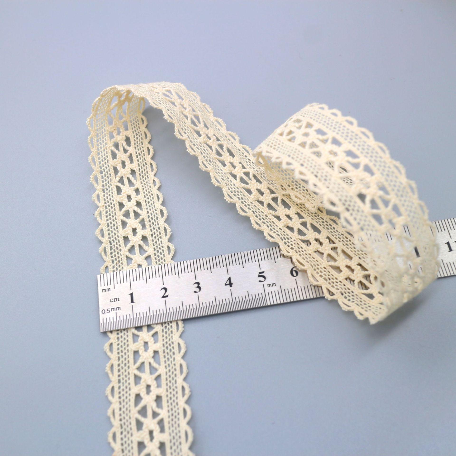 

Хлопковое тонкое кружево Кружевные аксессуары, Белое в японском стиле 2,5 см Кружево Кружево 168825