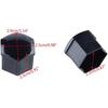 [Car Parts] 20pcs 22mm Wheel Lug Nut Bolt Cover Cap Protector Fit for Land Rover [Easy to Replace]