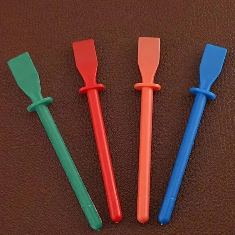 20pcs Glue Spreaders,Polypropylene Glue Smear Sticks Applicator, Painting Scrapers For Handmade DIY Art Leather Craft Tool