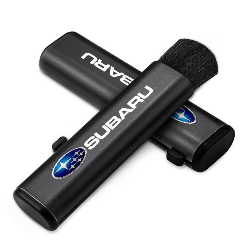 1Pcs PPS Car Retractable Cleaning Brush Artificial Wool Small Brush For Subaru STI Forester Impreza Legacy Outback XV BRZ WRX dos3