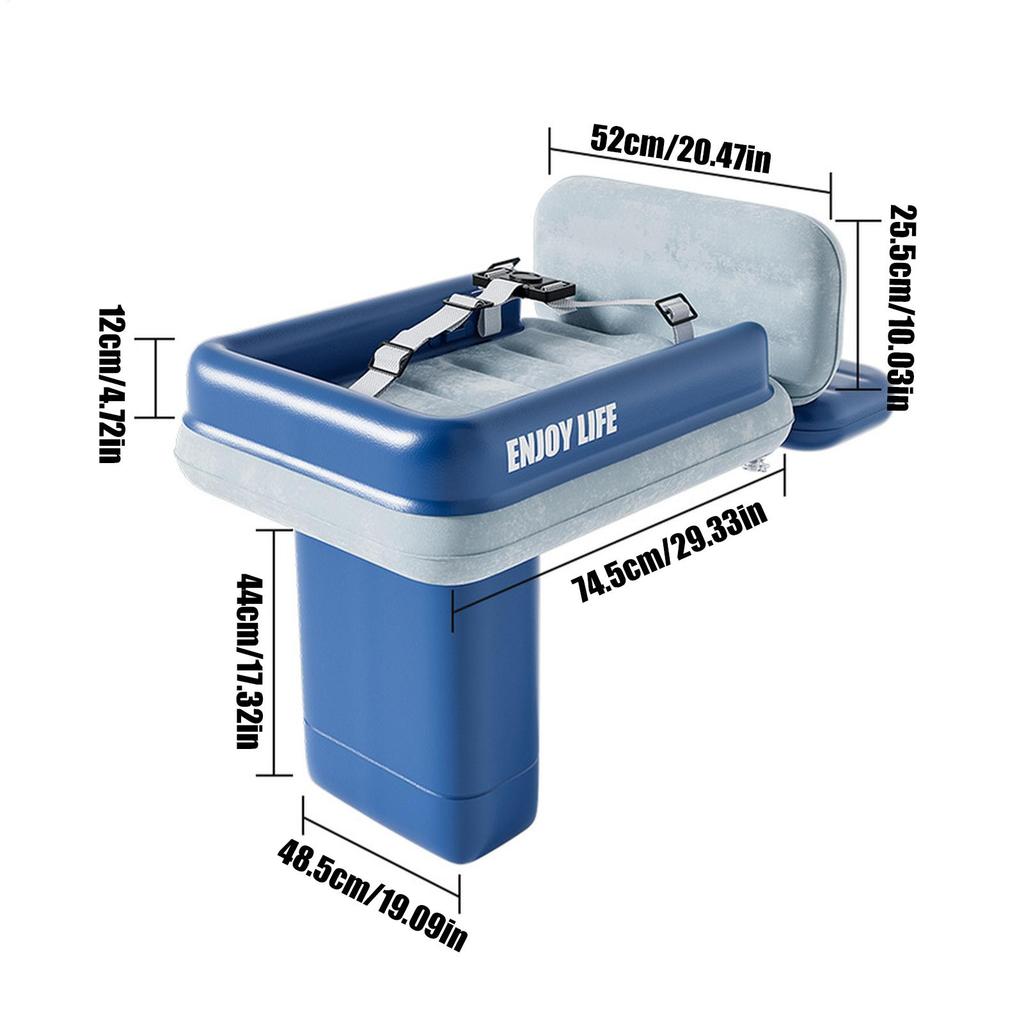 Portable Foldable Toddler Airplane Bed Soft Baby Child Inflatable Mattress Air Bed Seat Extender Sleeping Mattress