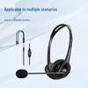 Universal 3.5mm High-Fidelity Audio Headset with Microphone for Online Classes, Call Centers, Offices, and Aviation