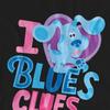Blue´s Clues & Du! Unisex Erwachsenen I Heart Blaues T-Shirt