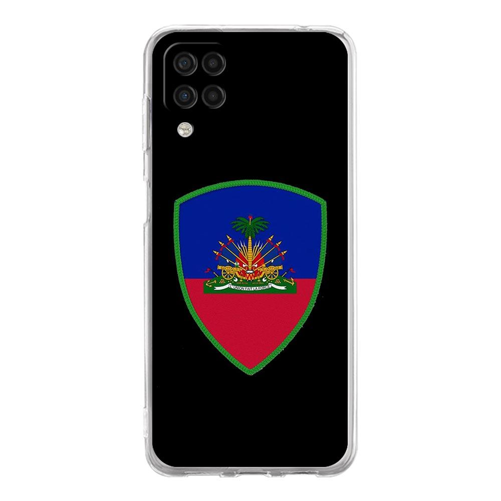 Phone Case For Samsung A54 A52 A50 A70 A10 A30 A40 A20S A20E A02S A12 A14 A22 A24 A42 A34 A32 5G A04s Cover Shipping Haiti Flag