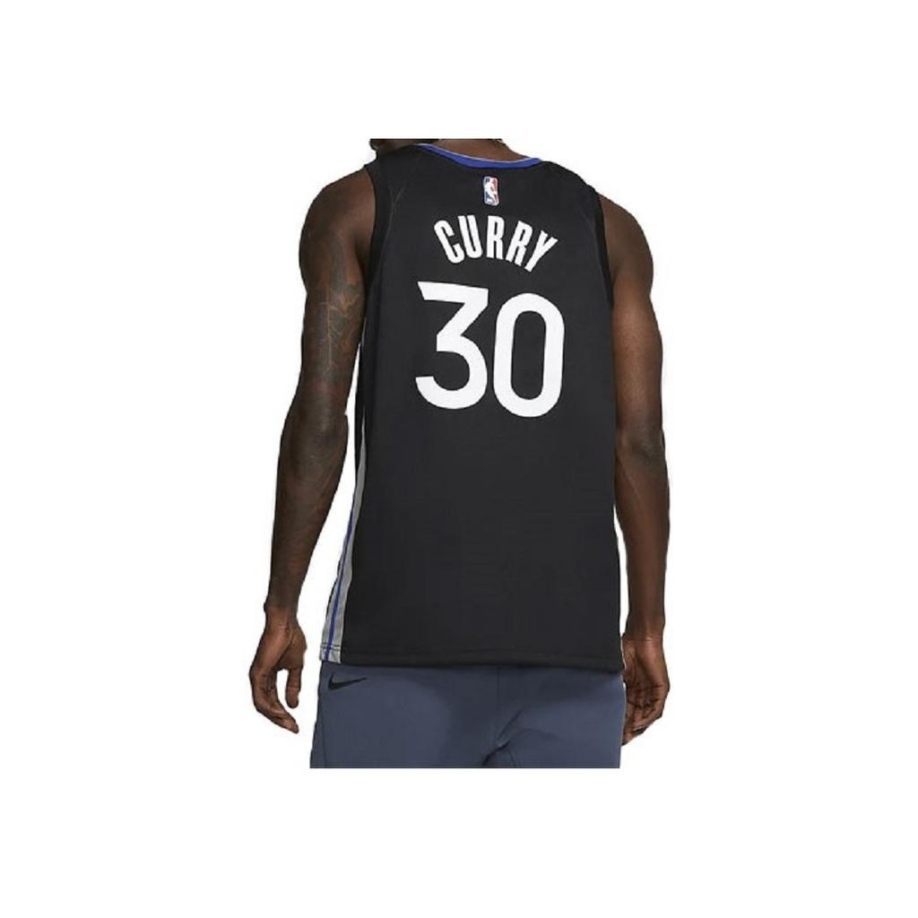 Nike NBA City Edition Jersey, Stephen Curry #30, 2019-2020, Warriors Basketball Vest Men Tops Black AV4638-014