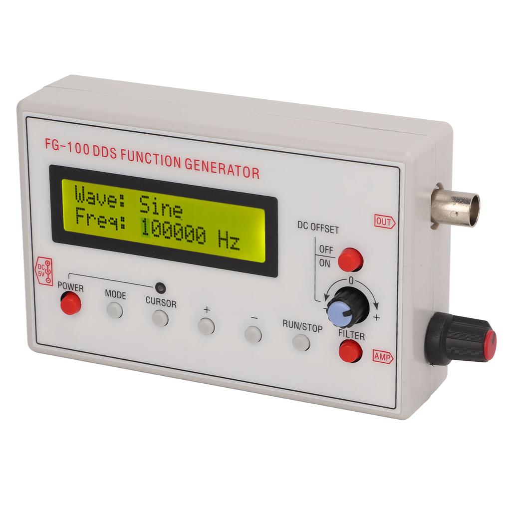 Signal Generator DDS 1Hz‑500kHz Sine 1Hz‑20kHz Square Sawtooth Triangle Wave Accessory