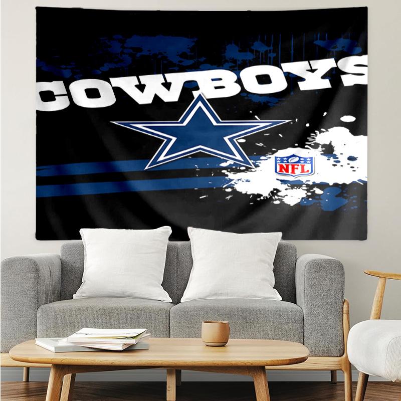 Cowboys Team Logo Tapestry Hanging for Bedroom,Livingroom, Playroom,Decor Art Room Wall Tapestry Holiday and Birthday Gifts
