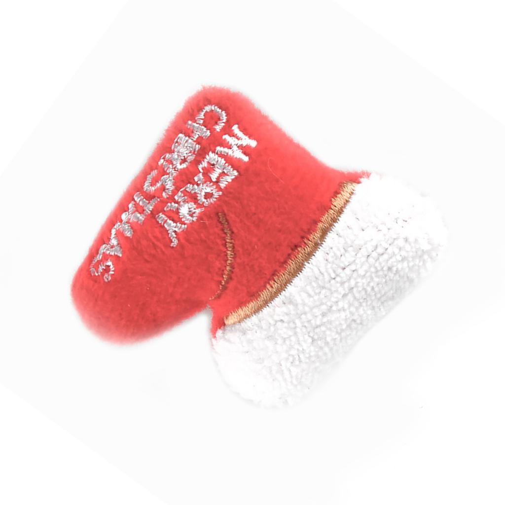 Soft Plush Toy Christmas Theme Adorable Fine Sewing Bite Resistant Stuffed Toy for Pets Type 5