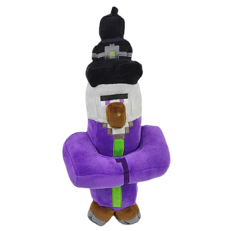 New Minecraft Plush Villager Witch Zombie Toy Doll In Stock