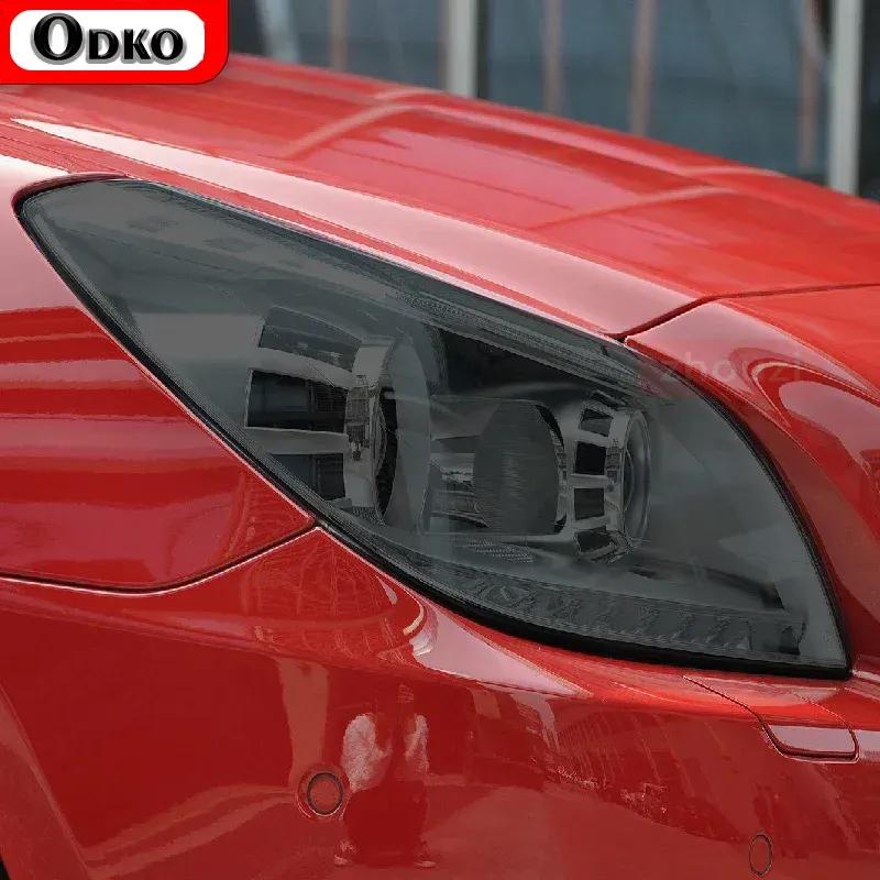 For Mercedes Benz SLK Class R172 AMG 2011-2015 Car Headlight Tint Black Protective Film Transparent TPU Sticker Accessories