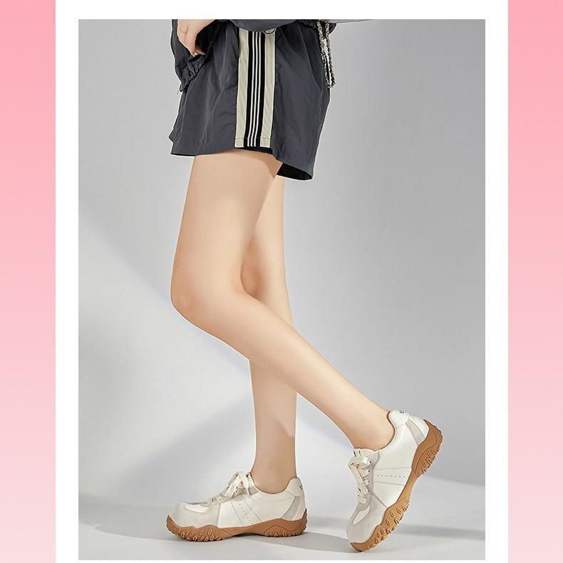 Retro leather German training shoes women's 2025 autumn new shoes platform-soled versatile casual little white shoes sports Forrest Gump shoes