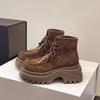 Fashion versatile platform Martin boots women's autumn and winter new outer wear lace-up casual shoes