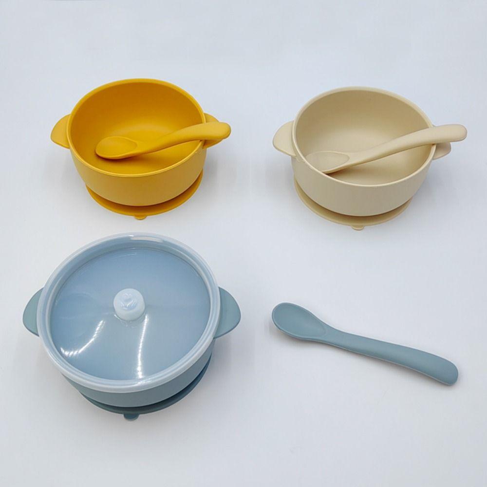 Non-Slip Baby Suction Dinner Bowl Durable Kids Feeding Tableware  Learning To Eat