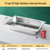 Commercial Rectangular Stainless Steel Food Pan