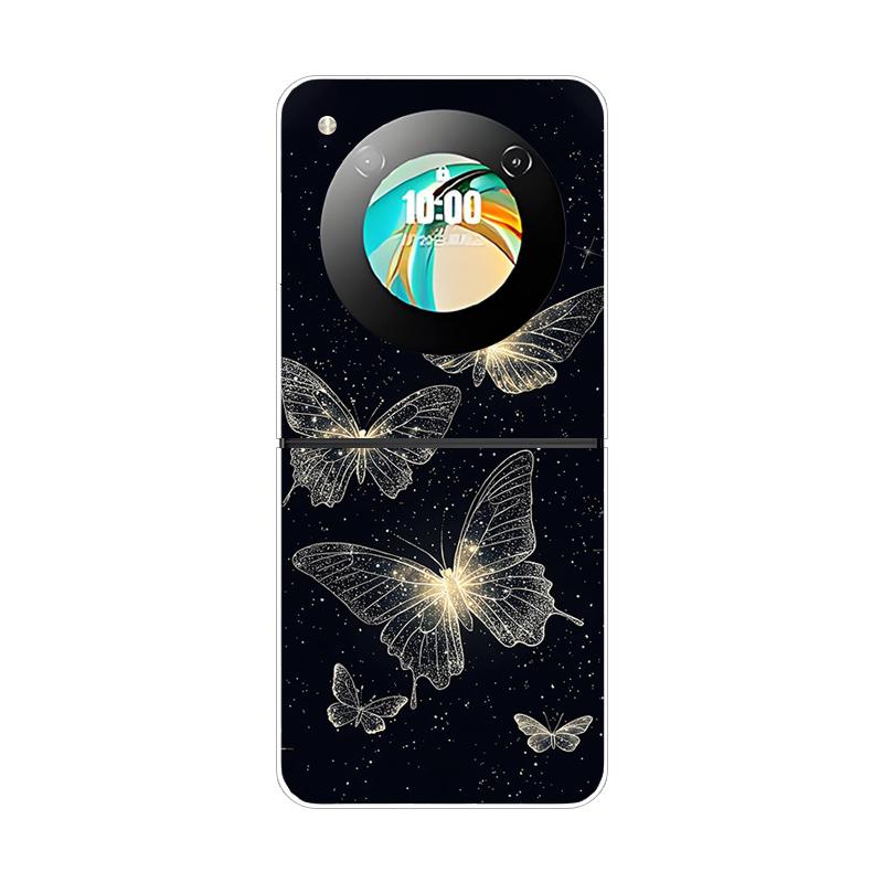 Etui na ZTE Nubia Flip Flip2 Luksusowe Modne Pokrowiec Przezroczyste Twarde Etui PC na Telefon Na ZTE Libero Flip Odporne na Wstrząsy Zderzak Obudowa