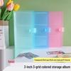 Álbum de Cartas Multibolsos de 3 Polegadas Cor Doce: Armazenamento de Photocard, Polaroid e Cartão de Visita de K-pop com Grande Capacidade e Design Portátil