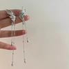 Engelsflügel Ohrclips Damen Nischen-Design Fortgeschrittener Sinn Kalter Stil Quaste Schmetterling Ohne Ohrlöcher Ohrknochenclips Damen