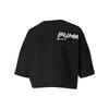 PUMA EVIDE FORM Drop Shoulder Sleeve T Shirt Women's Black 597397-01