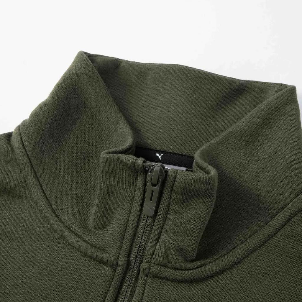 Puma Power Colorblock Half-Zip Sweatshirt Men Sweatshirts Dark-Green 686058-70