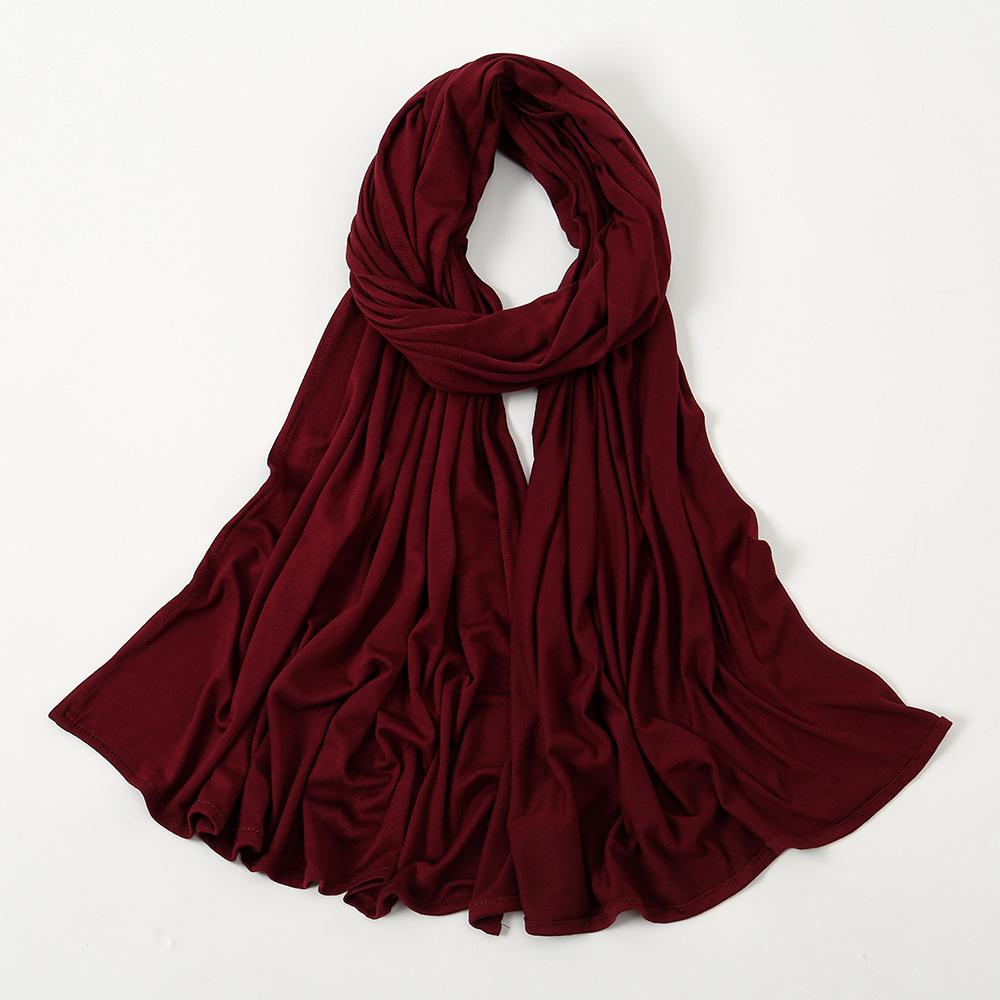 Premium Jersey Hijab Scarf For Muslim Women Turban Femme Africaine Hijabs For Woman Head Wrap Hoofddoek Headscarf Ramadan