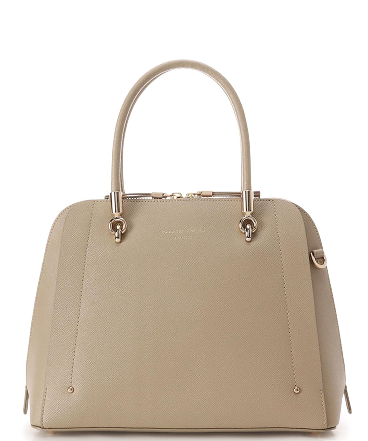 

New Avec Tois patent split leather handbag