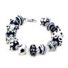 Black Color Series 2/4/6PCS/LOT Mixed Style Handmade Lampwork Glass Beads For Crafts Charm Bracelets/Earring DIY Jewelry Making