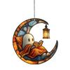 Ghost Hanging Decoration Acrylic Ghost Series Sun Catcher Cartoon Ghost Halloween Decoration for Windows Porch Walls